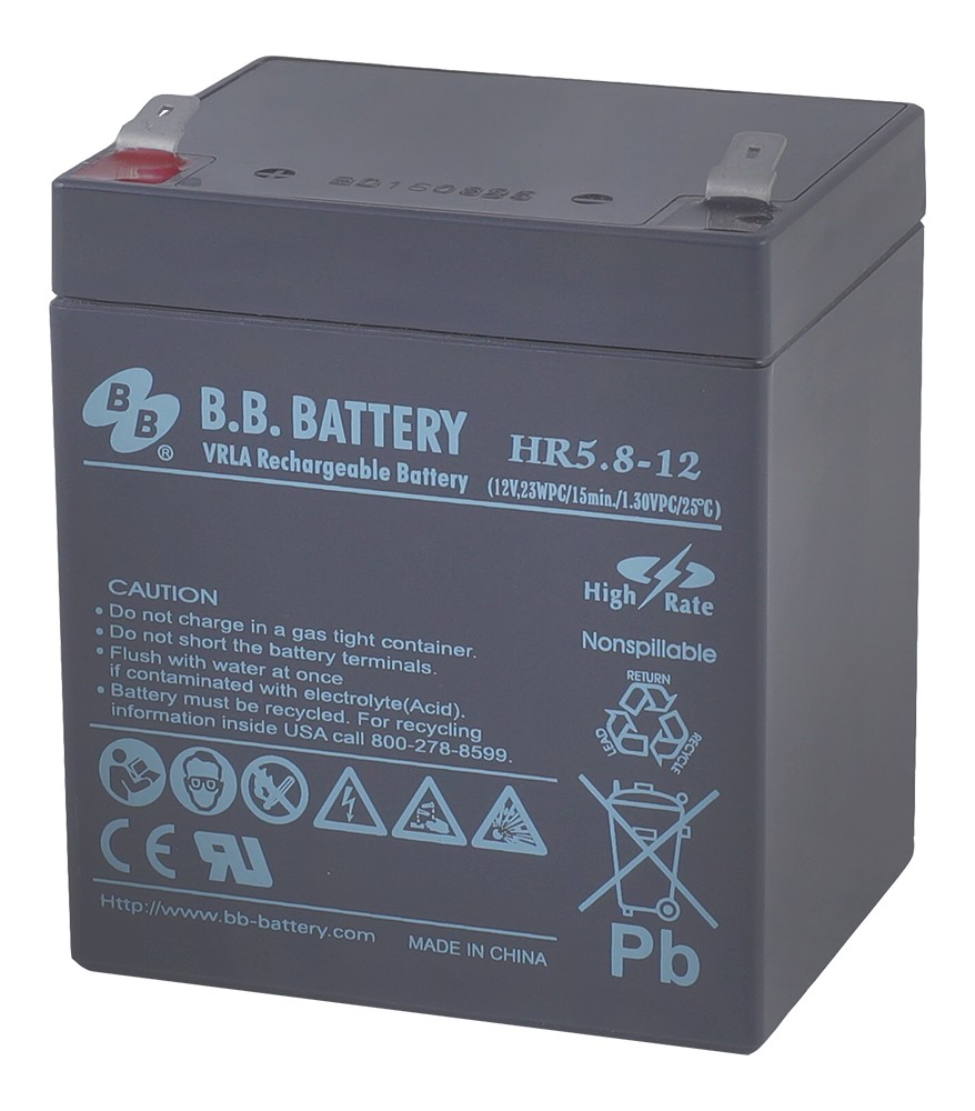 Купить аккумулятор B.B. Battery HR 5,8-12 по цене 2600 руб. в ...